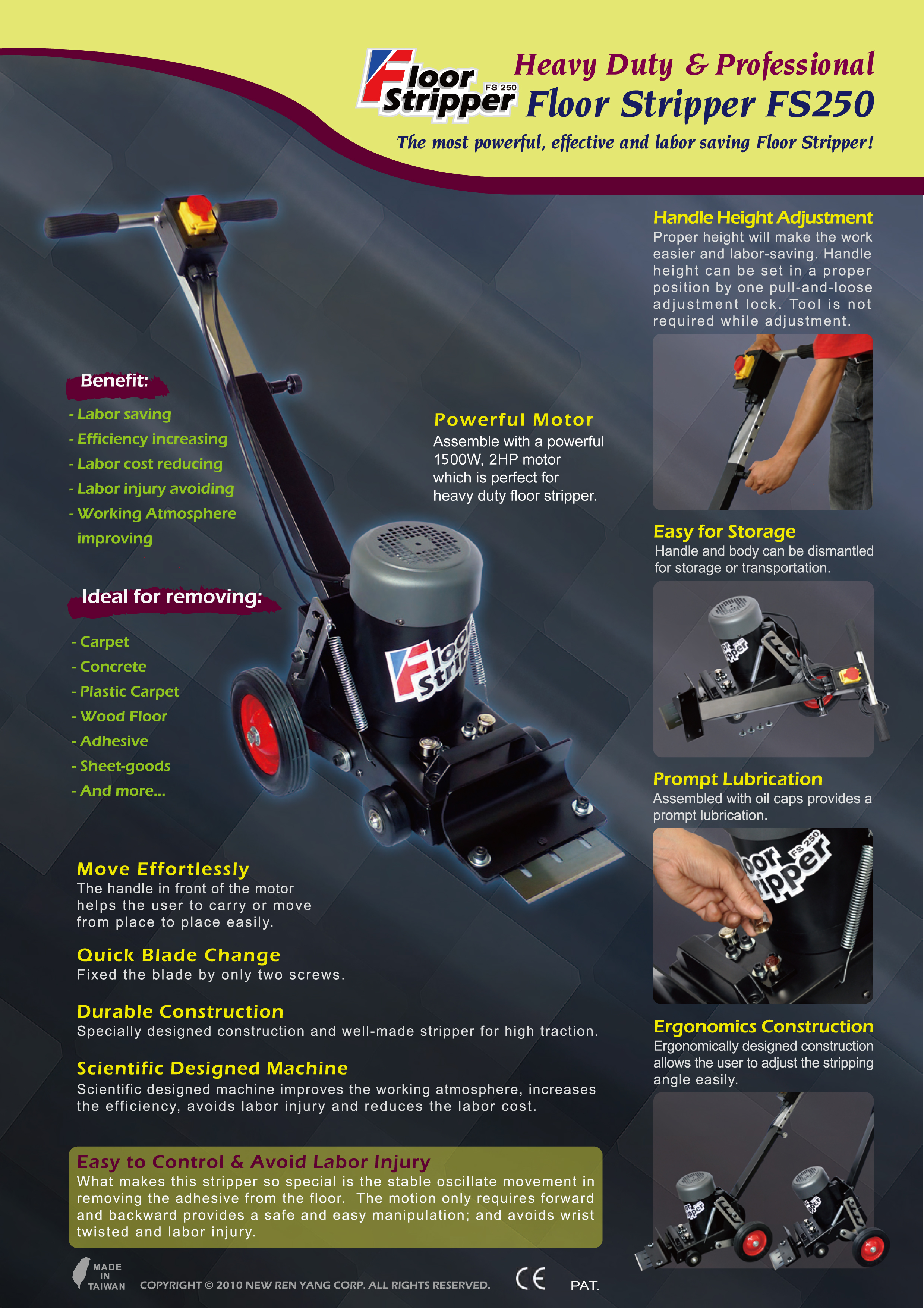 Decapadora de suelos DM-FS250