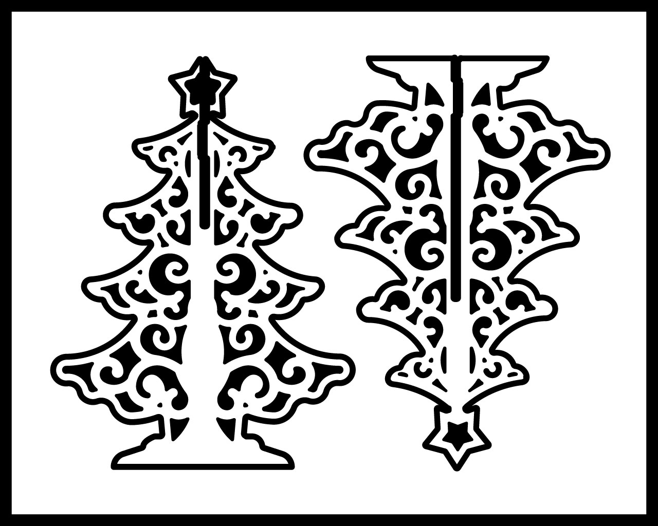 motif de sapin de Noël