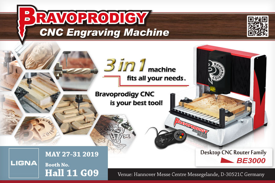 Visit BRAVOPRODIGY at Ligna Show 2019 !  